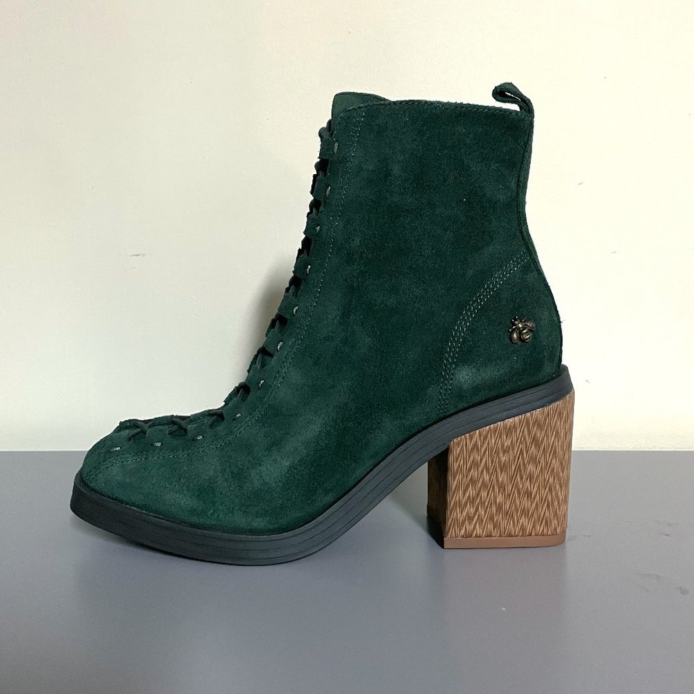 Kelsi Dagger Brooklyn, Women's, Green Lace Up Ankle Boots